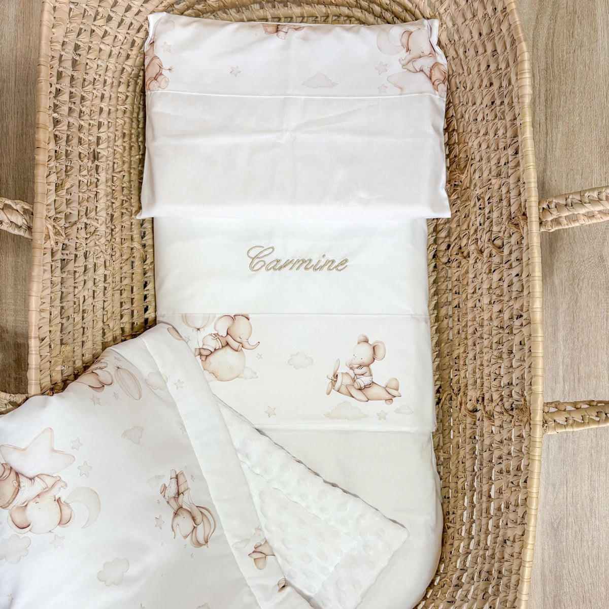 Lenzuolino Baby elefante