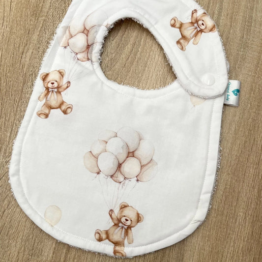 Bavaglino neonato in cotone Teddy dream