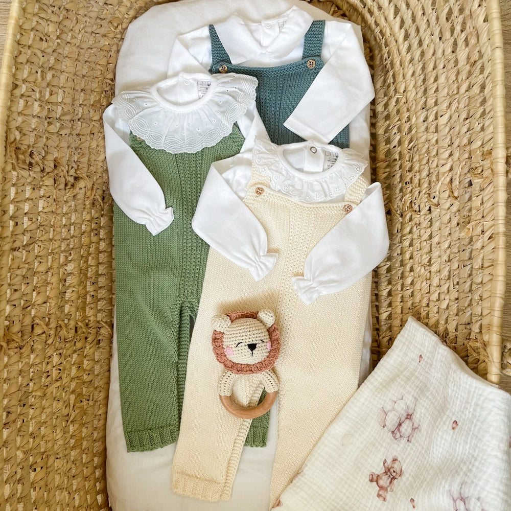 Salopette in cotone bio