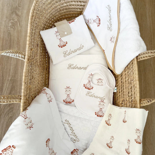 Accappatoio neonato Giraffa