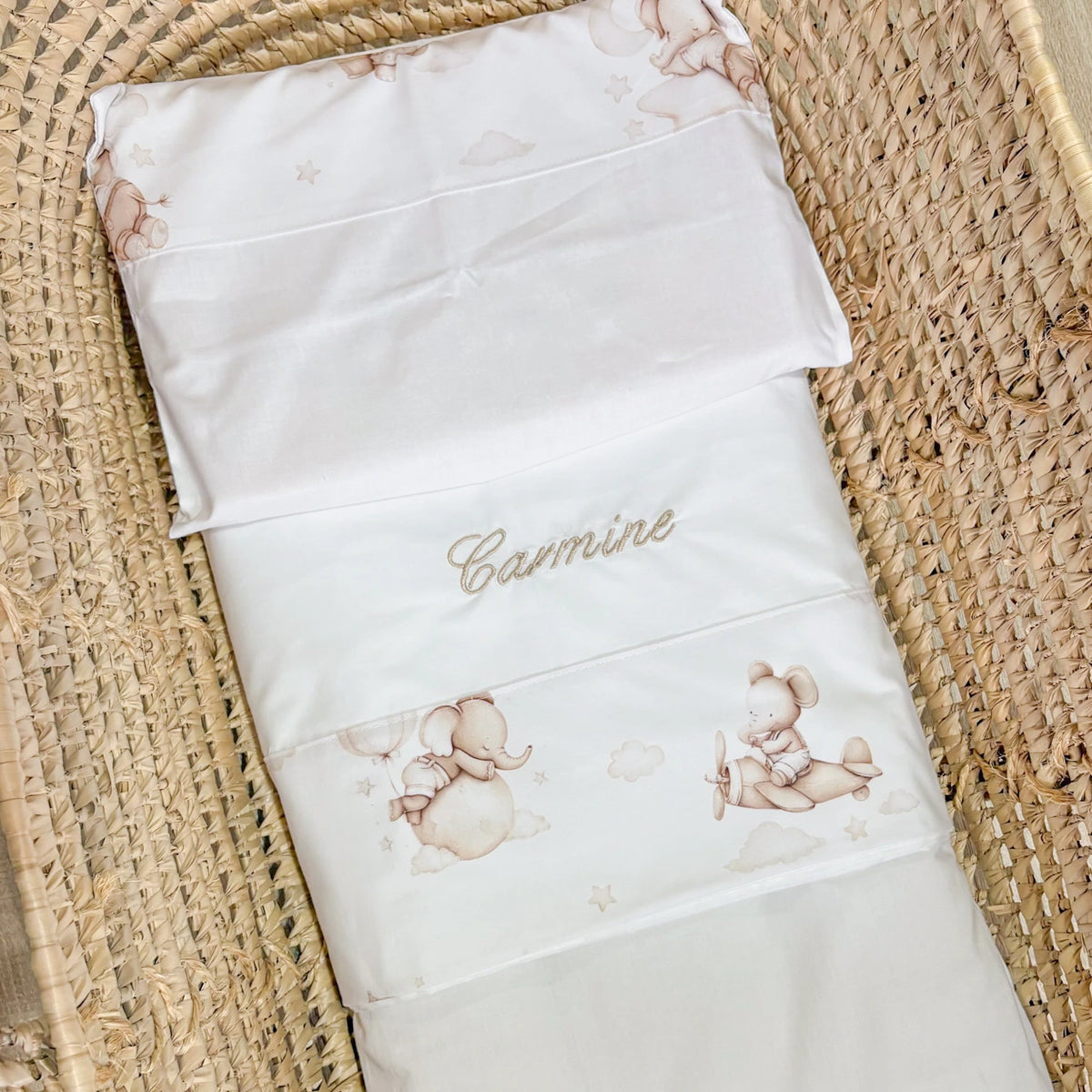 Lenzuolino Baby elefante