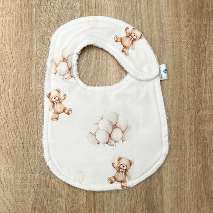 Bavaglino neonato in cotone Teddy dream