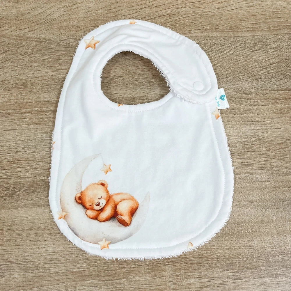 Bavaglino neonato in cotone Dolci sogni