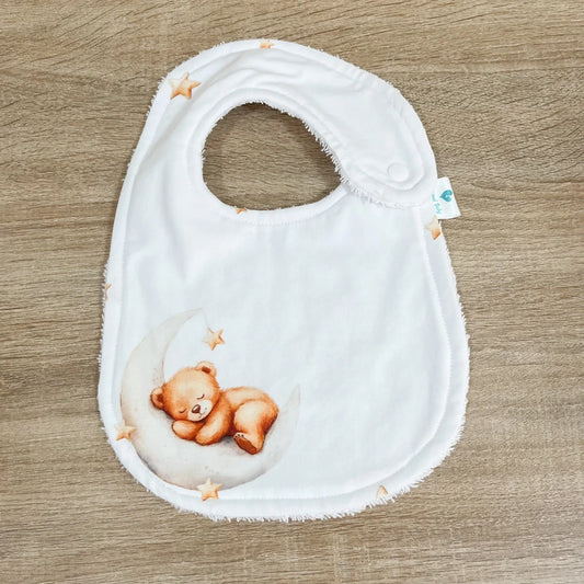 Bavaglino neonato in cotone Dolci sogni