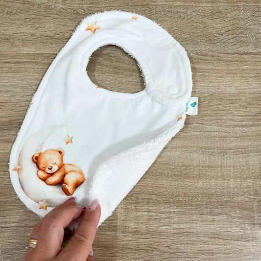 Bavaglino neonato in cotone Dolci sogni