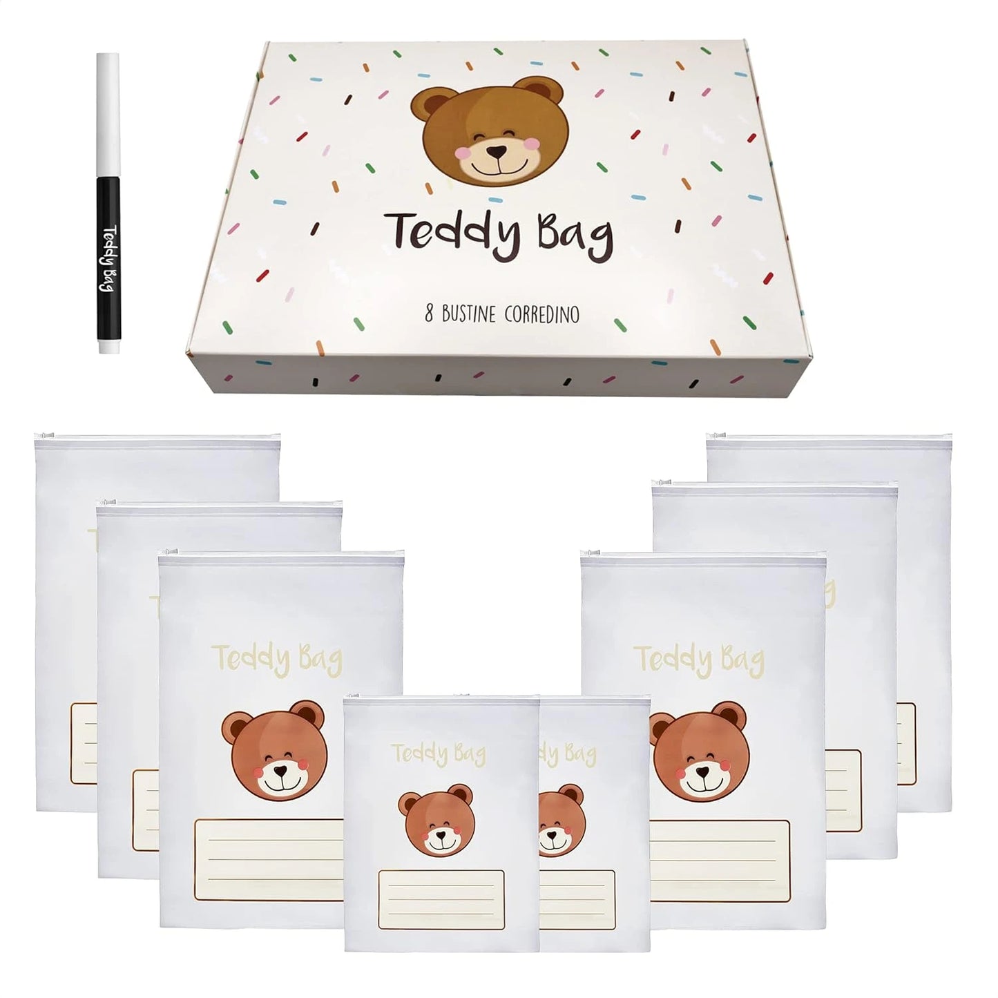 Bustine corredino Teddy bag