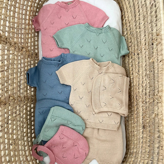 Completino manica corta neonato summer