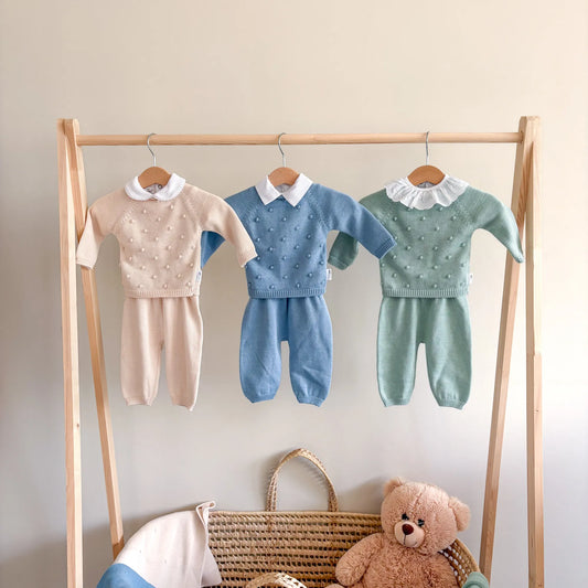 Completino neonato pompon