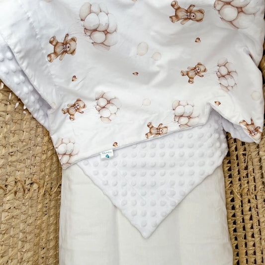 Copertina in minky Teddy dream