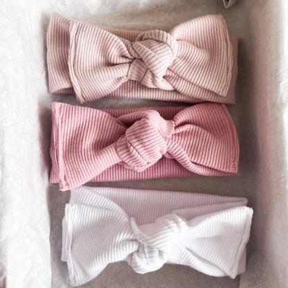 Fascetta neonata con fiocco