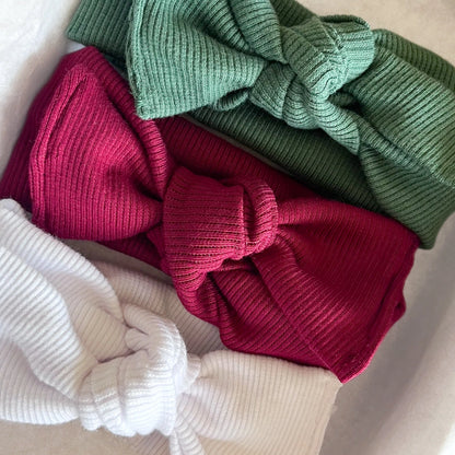 Fascetta neonata con fiocco