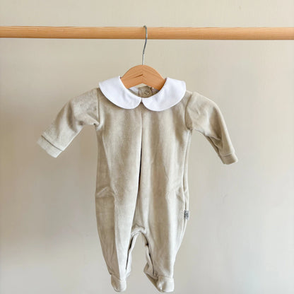 Tutina neonato in ciniglia minimal