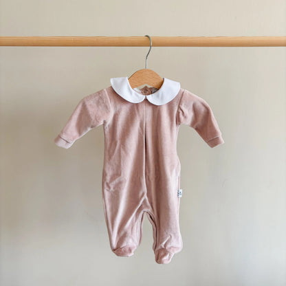 Tutina neonato in ciniglia minimal