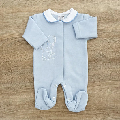 Tutina neonato in caldo cotone orsetto
