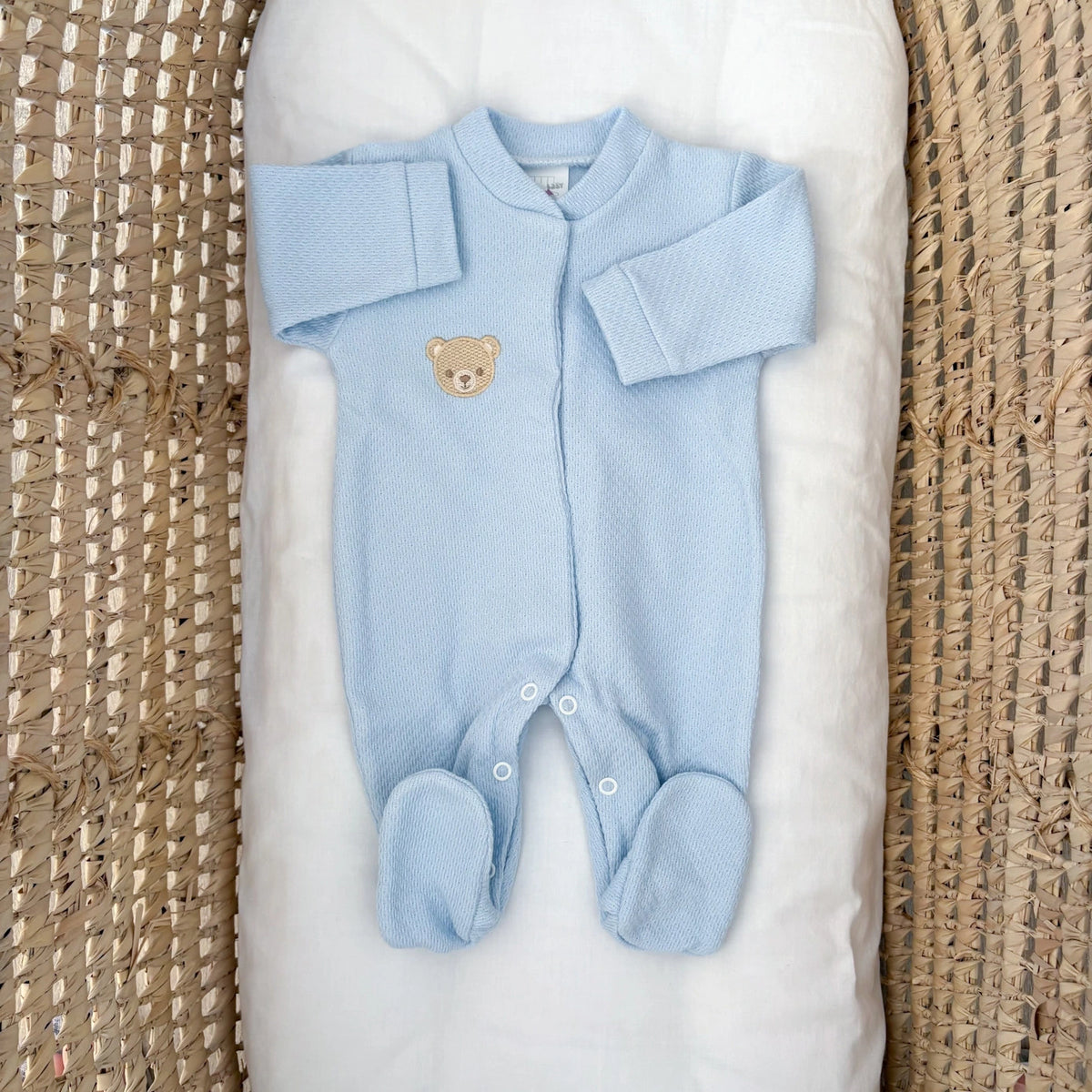 Tutina neonato in caldo cotone orsetto