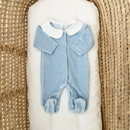 Tutina neonato in ciniglia baby