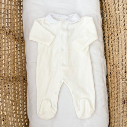 Tutina neonato in ciniglia basic