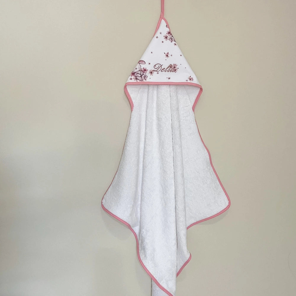 Accappatoio neonato Flower bunny