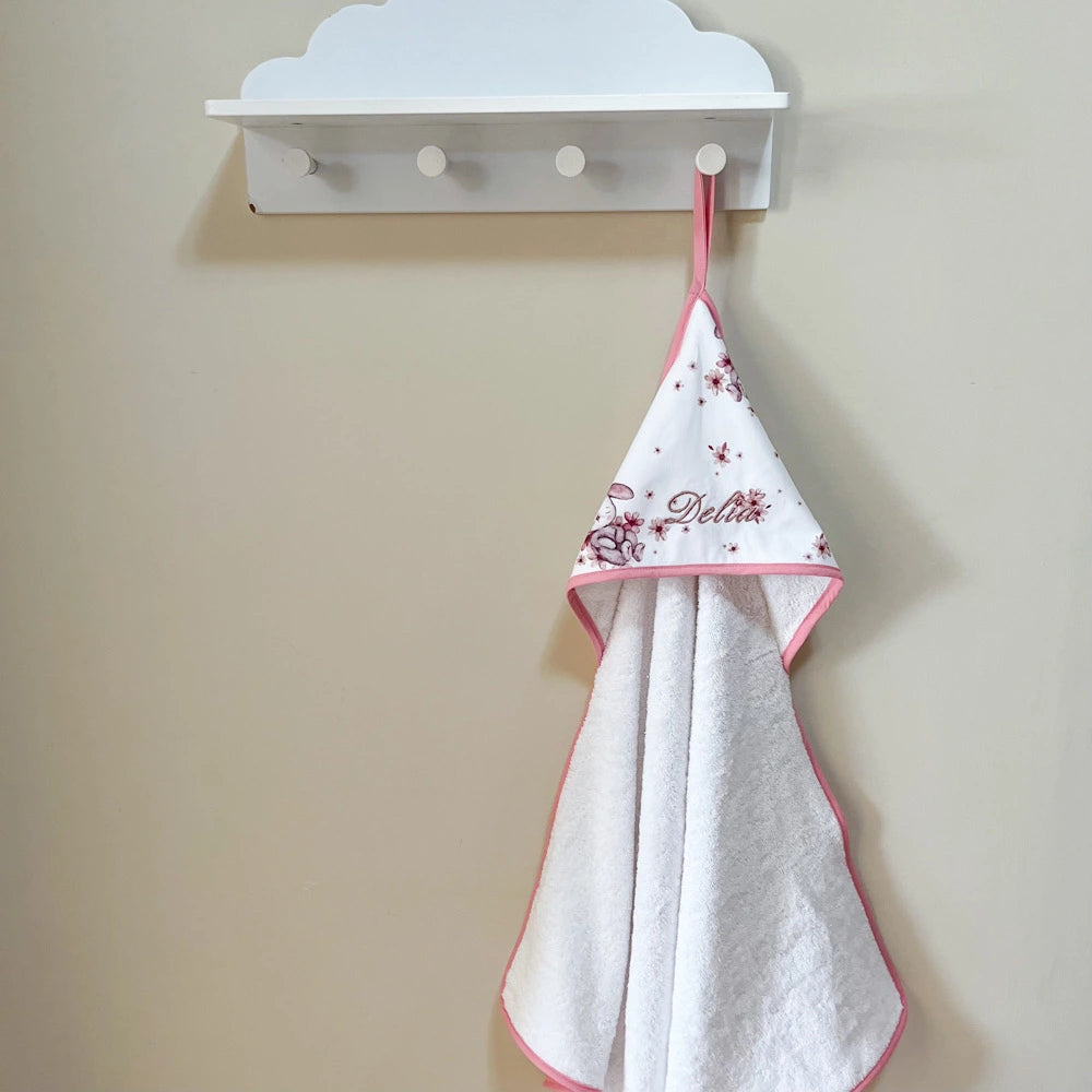 Accappatoio neonato Flower bunny