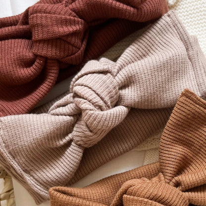 Fascetta neonata con fiocco