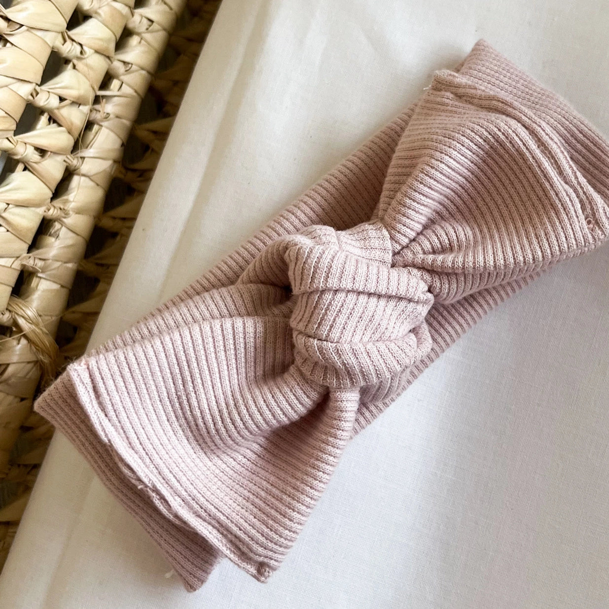 Fascetta neonata con fiocco