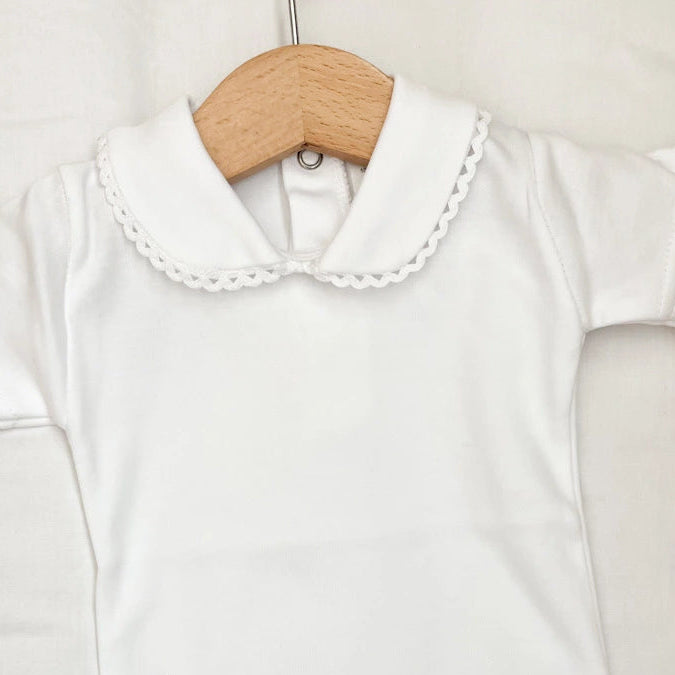 Body neonato in cotone manica corta