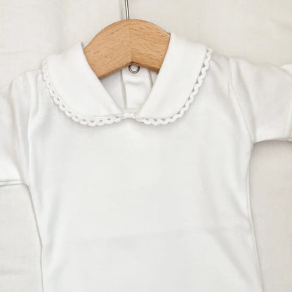 Body neonato in cotone manica corta