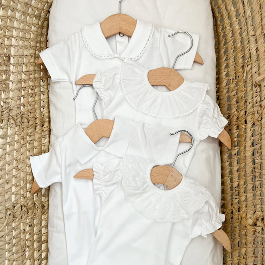 Body neonato in cotone manica corta