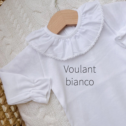 Body neonato in cotone manica lunga