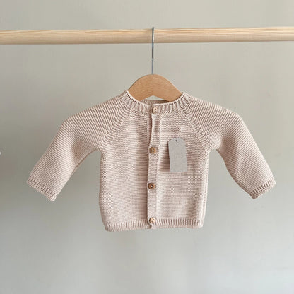 Cardigan neonato in cotone
