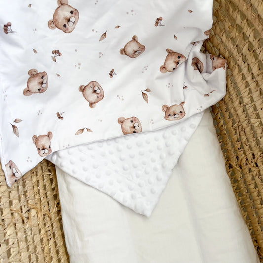 Copertina in minky Bear