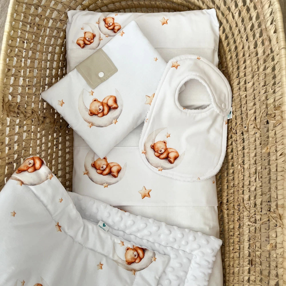 Bavaglino neonato in cotone Dolci sogni