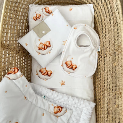 Bavaglino neonato in cotone Dolci sogni