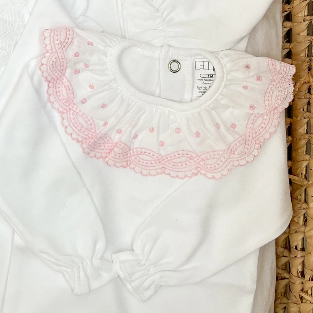 Body neonato in cotone manica lunga