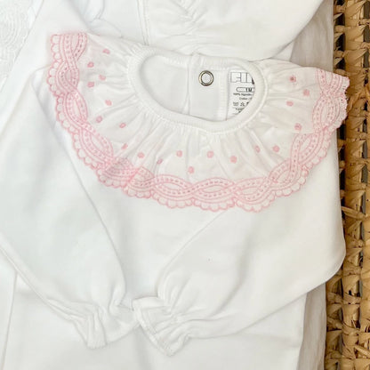 Body neonato in cotone manica lunga