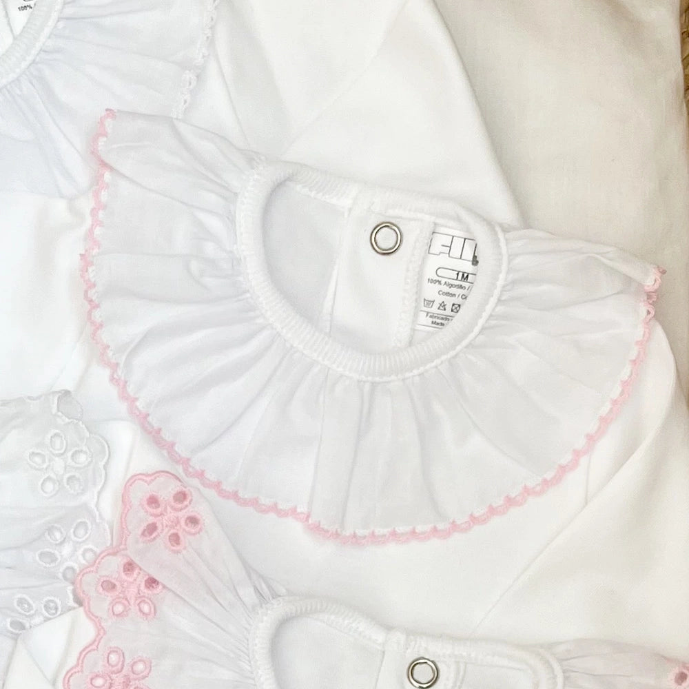 Body neonato in cotone manica corta