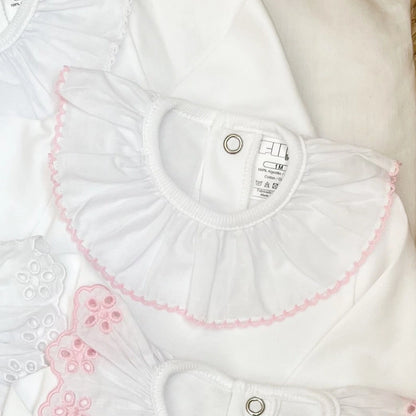 Body neonato in cotone manica corta
