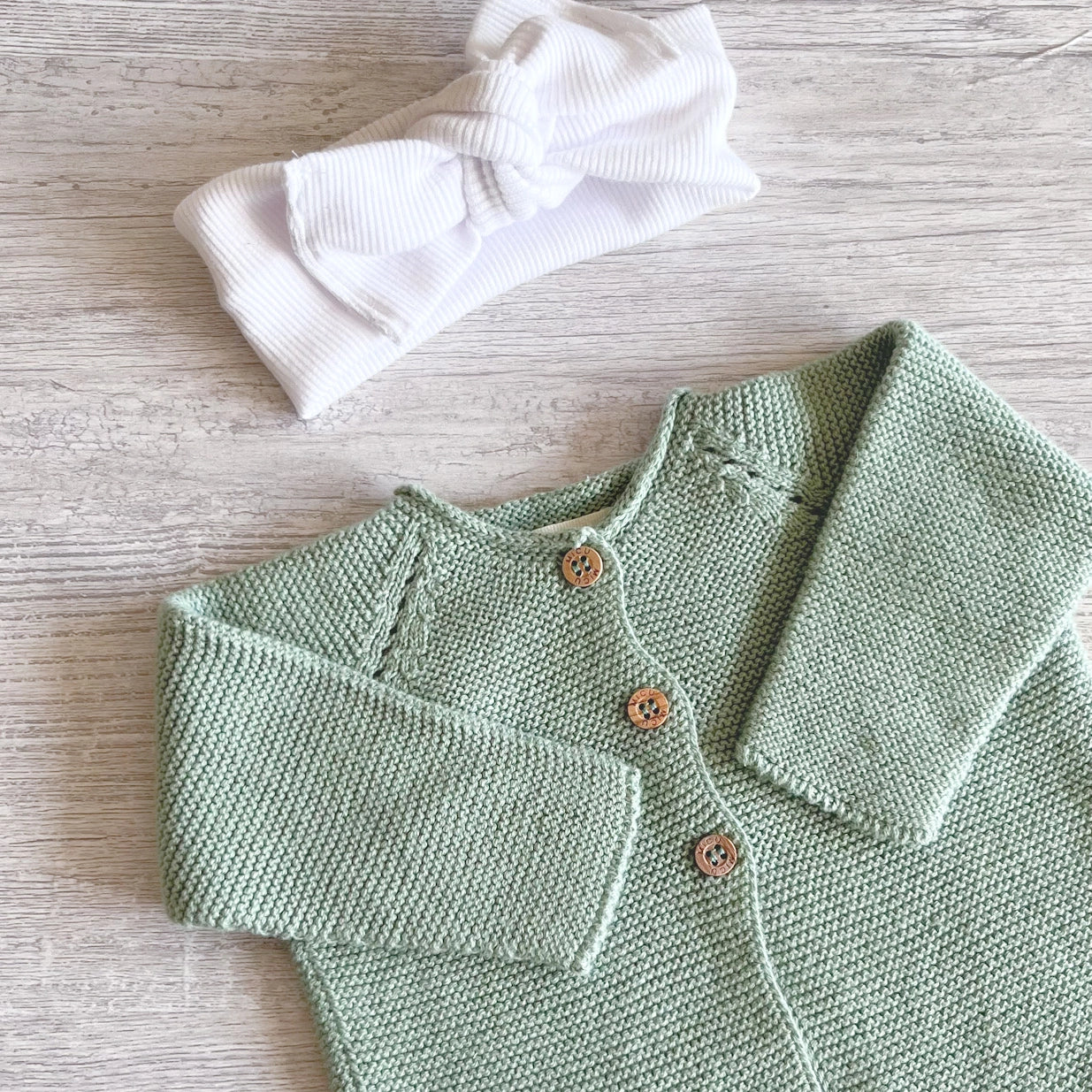 Fascetta neonata con fiocco