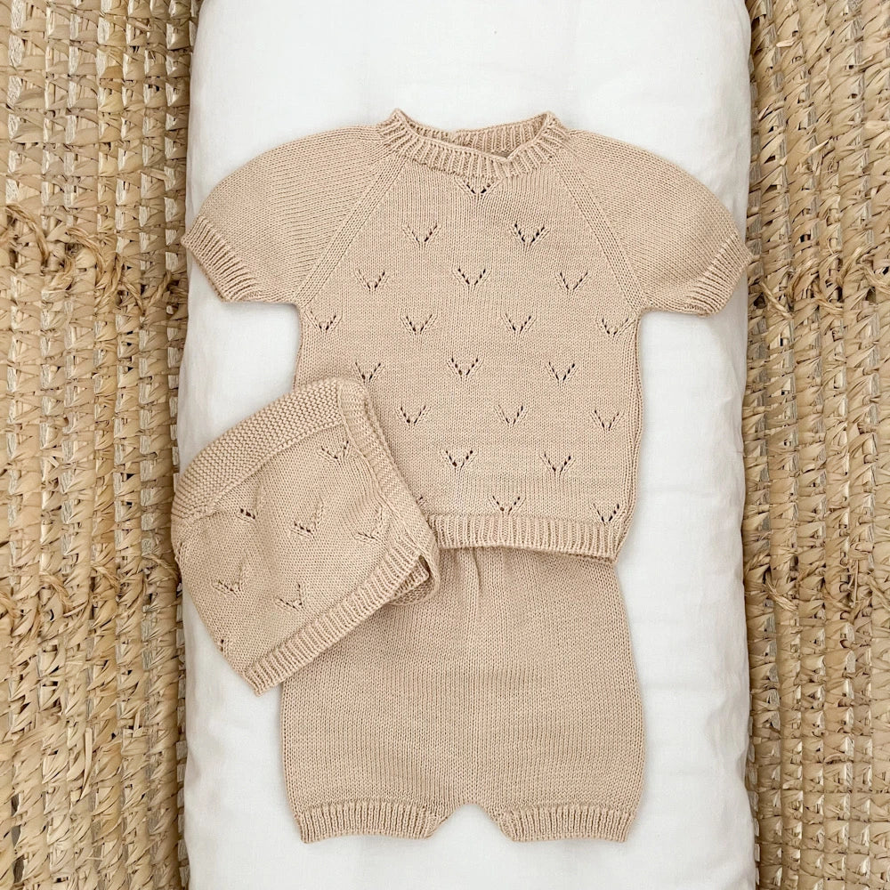 Completino manica corta neonato summer