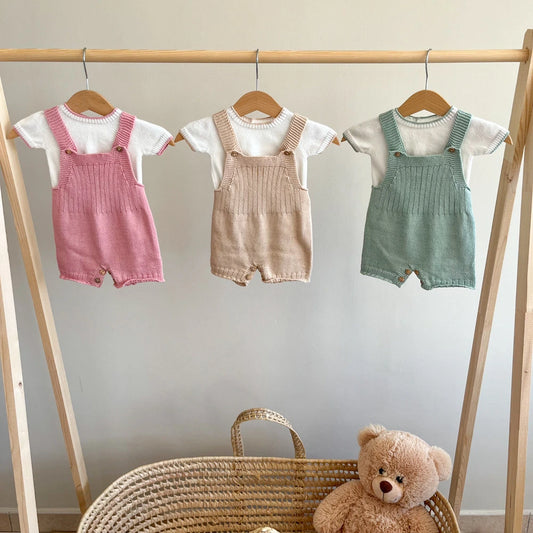 Pagliaccetto neonato minimal in cotone