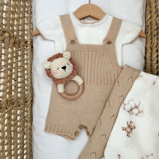 Pagliaccetto neonato minimal in cotone